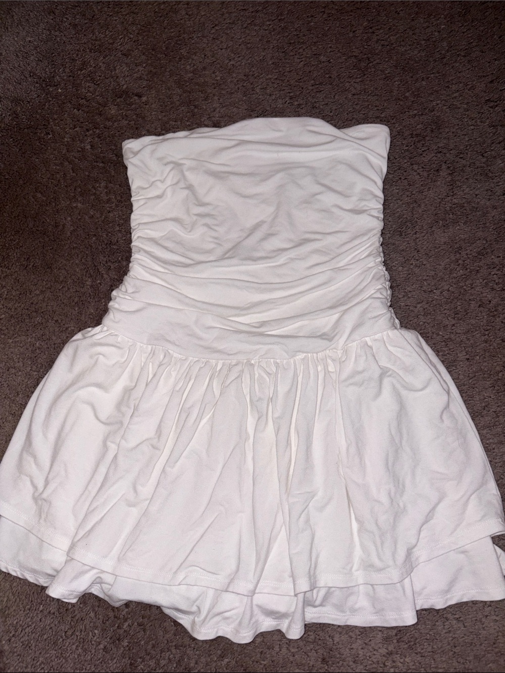 White GARAGE tube dress